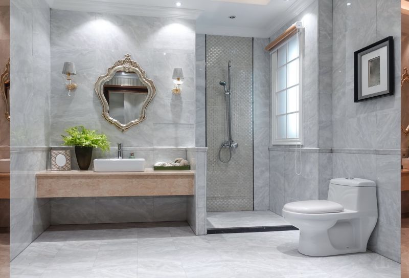 Elegant Lighting in a Bathroom Space